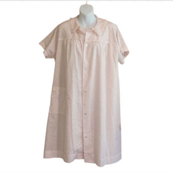 Vintage Katz Pink 2pc Shift Nightgown and Robe/House-Coat Set EUC Medium - Picture 2 of 12
